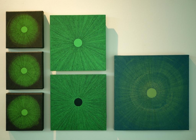 Lucas Garg-Herrero- Fine Art BA Hons- Acrylic on canvas-Rudraksha